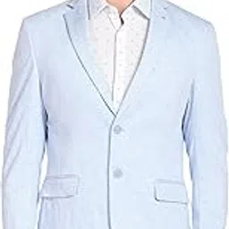 Men's Single Breasted Slim Blazer-image-96