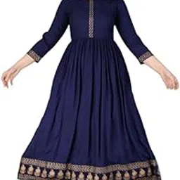 Women's Pure Rayon Printed Maternity Feeding Gown-picture-13