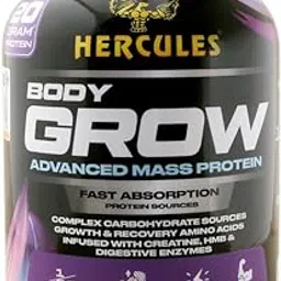 Hercules Body Grow | Nutrition Support Blend | Daily Use Protein Formula (3Kg) image 1