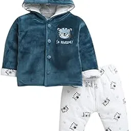 bumzee Baby Boys Cotton Regular Fit Winter Set (Peb10725731)-picture-43