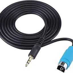 AUX Input Cable, Audio AUX Input Cable Fullspeed to Mini Jack Adapter for Alpine CDA-9852/E CDA-9856/E CDA-9857/E CDE-9871/R/RR CDE-9873/E/RB CDA-9883/E/R CDE-9885/R-picture-22