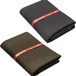 Abhi Fashion Men's Stylish Cotton Feel Formal Unstitched Combo Trouser Fabric For Men (Pack Of 2)-picture-12
