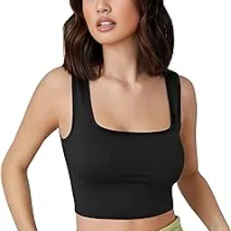 Ben Martin Women's Cotton Stretchable Square Neck Sleeveless Tank Top-picture-14