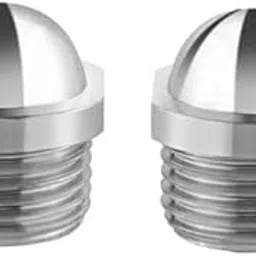 RUDRAKSHA Brass Pipe Plug 1/2 Inch Male Thread (Set of 2) | Chrome Finish, Corrosion-Resistant End Cap for Leak-Free Plumbing Connections-picture-16
