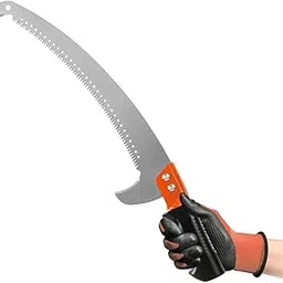 HiFam Garden Pruning Saw | Tree Pruner With Extendable Pole Fixing Slot (Without Pole) | Pole Saws for Tree Trimming | Curved Hooked Blade Hand Saw | Remove Unwanted Branches In Your Garden |-image-2