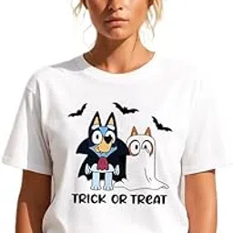 parshika Women’s Halloween Print T-Shirt | Soft Polycotton Fabric | Round Neck, Half Sleeve Casual Tee | Spooky & Trendy Graphic Design | Lightweight,Stylish & Comfortable 6-picture-29