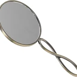 FOMIYES Hand Mirror for Women Vintage Style Travel Makeup Mirror Ergonomic Handle Portable-picture-23