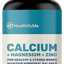 HealthifyMe Cl-Zn-Mg Capsules - Calcium, Zinc & Magnesium Supplement for Bone Strength & Immunity - 60 Capsules-picture-16