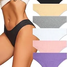 n shap lingerie's Underwear for Women Sexy Low Rise Ribbed Hipster Breathable Soft Womens Bikini Panties Cheeky S-XL-picture-36