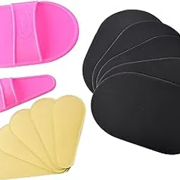 Smooth Legs Hair Removal and Exfoliation Kit, Pink and Black Replacement Pads, 12 Piece Set for Face, Arms and Legs-picture-22