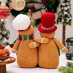 bnf 3X Gingerbread Man Plush Toy Soft Toy for Children Kids Christmas Tree Gifts Baby | Toys for Baby | Plush Baby Toys-picture-10