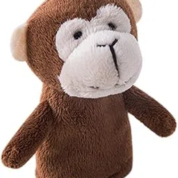 Fashion My Day® Cartoon Animal Finger Puppets Set Baby Educational Fingers Toys Kids Gift Dark Brown Monkey Toys & Games|Baby & Toddler Toys|Early Development & Activity Toys|Bricks & Blocks-image-58