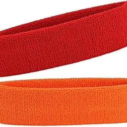 r lon R-LON Workout Headband for Women & Men - Moisture Wicking & Non-Slip Exercise Hairband or Sports Sweatband -Ideal for All Sports Like Tennis, TT, Badminton, Running and Yoga (2 PC) A19-picture-32
