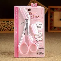 Diversa Eyebrow Scissors with Detachable Comb – 2-in-1 Stainless Steel Brow Trimmer for Women, Safe Precise Grooming, Ergonomic Handle & Travel-Friendly Design (Pink)-picture-31