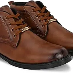 vellinto OASIS Stylish and Trendy Mid-Ankle Boots For Men ll Daily Use Casual Lace Up Shoes-picture-53