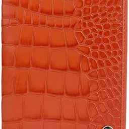 da milano Genuine Leather Orange Unisex Passport Case (10003D)-picture-36