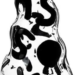 IKEA Vase, Clear Glass/Black, 25 cm (9 ¾ ")-picture-12