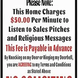 Funny No Soliciting Sign, Before You Knock On My Door 12x8 Inch Tin Sign Wall Sign for House Yard Home Business, Door Decor-picture-23