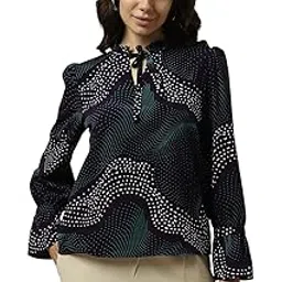 allen solly Women's Regular Fit Blouse-picture-33