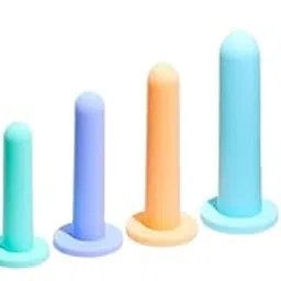 Body Fitness Silicone Dilator || Designed to Open and Relax Internal/Externala Dilator Rectal Set of 6 different size (Pink Color)-picture-33