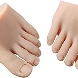 SECRET DESIRE Practice Fake Foot Model Half Foot Universal Reusable Foot Mannequin Soft B|Nail Care Manicure & Pedicure|Nail Practice & Display-image-31