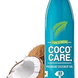 COCOCARE Premium Coconut Oil | 500 ml | 100% Pure & Natural | Pure and Fresh Fragrance image 1