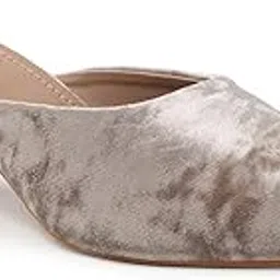 iconics Women's Shimmering Velvet Block Heel Sandal-picture-31