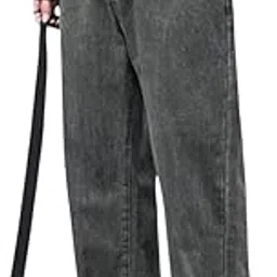 asadmi Baggy Fit Jean's for Man || Loose Fit High Rise Denim || NO Stretchable Casual Wear Jean,s || for Men || Denim image 1