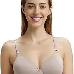jockey 1819 Women's T-Shirt Bra |Padded | Wirefree | Full Coverage with Magic Under Cup | Microfiber Nylon Elastane Stretch Fabric-picture-22