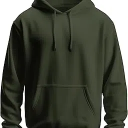 drobe Cotton Blend Plain Relaxed Fit Full Sleeves Hooded Winter wear Hoodies for Men-picture-11