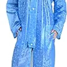 rupa Pvc Women Rainwear For Women, Waterproof Pvc Rain Standard Length Jacket With Carry Bag, Petals Design, Pack Of 1-picture-10