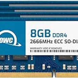 OWC 32GB (4x8GB) DDR4 2666MHz PC4-21300 CL19 1RX8 ECC SO-DIMM 1.2V 260-pin Memory RAM-image-1
