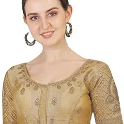 Women's South Silk Regular Traditional Blouse-image-20