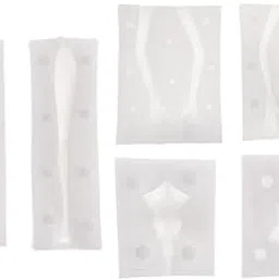 MERISHOPP 3 Set Polymer Clay Molds DIY Doll Bodies Fondant Cake Decorating Mold Tools-image-45