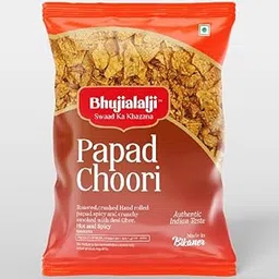 Bhujialalji Papad Choori (pack of 1) 150g| Roasted, Crushed Hand Rolled Papad | Smoked with desi ghee | Authentic Indian Snacks | Ready to eat | Crispy & Light snacks.-picture-11