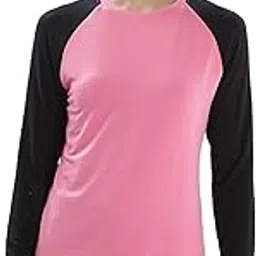 domin8 Women's Raglan Full Sleeve Outdoor Training T-Shirt | Stylish Tshirts for Women | Soft & Comfortable Tshirts for Women | Regular Tshirt for Gym, Running-picture-23