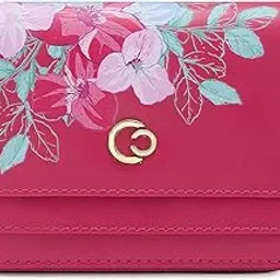 caprese Shanaya Zip Around Wallet for Women| Small, Burgundy | Multiple Card Slots with Stylish Print | Perfect for Carrying Daily Essentials-picture-12