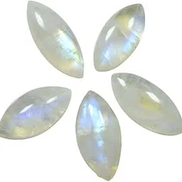 jewelryonclick Natural Rainbow Moonstone at Wholesale Rate (Rs 45/Carat) Fine Quality Cabochon Marquise Shape चंद्रकांत Loose Gemstone for Reselling Astrologers Jewellers-picture-44