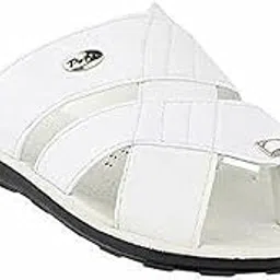 pu-pine Trending Stylish Slipper Flipflop Men Casual (White)-picture-56