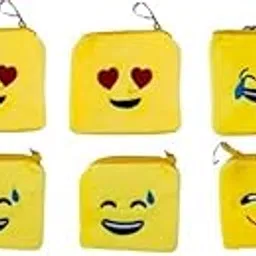 Birthday Party Return Gift Ideas Bulk for Kids Children Girls Bags Emotions Smiling Fur Zip Pouch Trendy Cool Emoticons Purse Soft Furry Cradle cermony Baby Naming (10)-picture-31