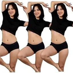 nafilyo Leak-Proof Reusable Period Panties for Women | Washable Cotton Menstrual Underwear | Heavy Flow & Overnight Protection | Pack of 3-picture-40