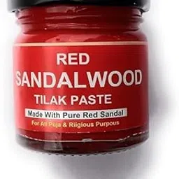 SnapSnop Red Sandalwood Tilak Paste/Lal Chandan Tika Made with Real and Rare Red Sandal Wood with Spiritual Mantra.-picture-71