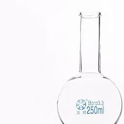 Boiling Flask Flat Bottom Long Narrow Neck,Capacity 250ml,The O.D. of The Neck is About 30mm,Long Neck Flask with Normal Mouth-picture-32