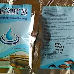 Algoxy95 Oxygen Producer and Algae Control for Koi Tilapia Fish Farm , 100 gm-picture-33
