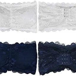shoppy villa with sv logo Shoppy Villa Women's Spandex, Cotton Bra Nylon Polyamide Lightly Bra Padded Wire Free Bralette Bra (White, Blue_Free Size)-picture-25