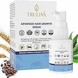 TRULIVA Advanced Hair Growth Serum For Men & Women with Redensyl, Anagain & Baicapil | Boosts New Hair Growth, Reduces Hair Fall | Strengthens Follicles, Non-Sticky – 30ml-picture-24
