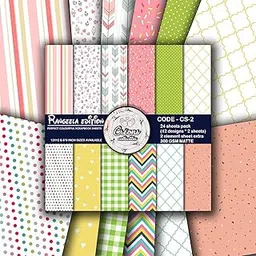 g2g CraftSupplies Matte Paper Pattern Scrapbook Paper, 26 Sheets, 6x6 inches, Square, Colorful, Perfect for Crafting, DIY Projects, Decorative Purposes, Scrapbook-picture-13