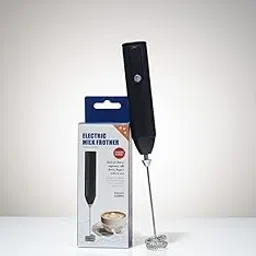 Electric Handheld Milk and Coffee Frother, Rechargeable Coffee Foam Maker, Black-image-86