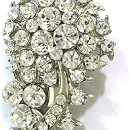 shweta Fashion White Metal Multipurpose Brooch for Men and Women-picture-50