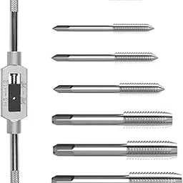 8PCS Metric Tap Set,Tap and Die Set,Hand Screw Thread Taps Set,Mini Metric Plug Tap Screw Tap Drill Tap Drill Set Tapping tool M3-M12-picture-31